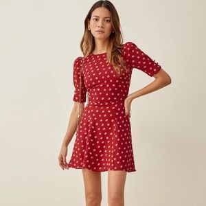 Reformation Bard Dress, Nigella, Size 8